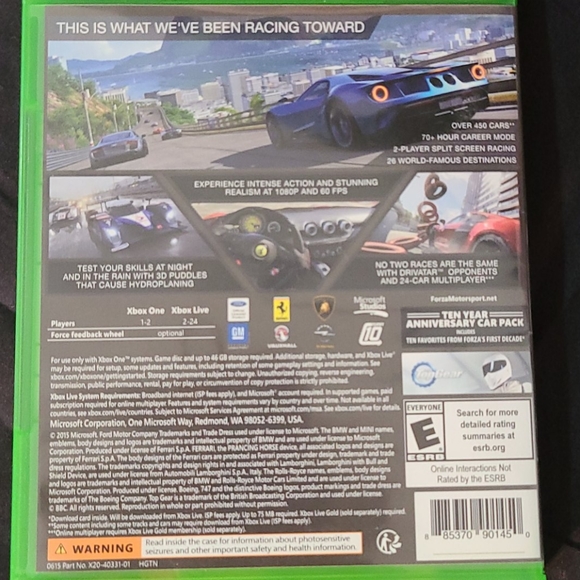 ◇ FORZA 6 motorsport XBOX ONE Driving Game - Picture 3 of 3